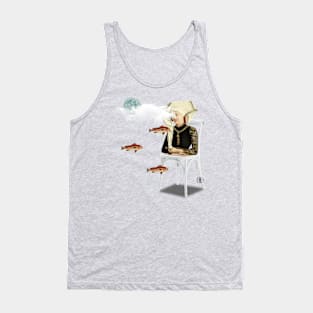 Portrait of a lady wearing the order of the Swan Tank Top